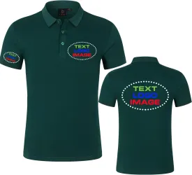 Add Your Own Text Image Picture Photo Design Men Polo Shirt Custom Man Work Shirt Personalized Shirt