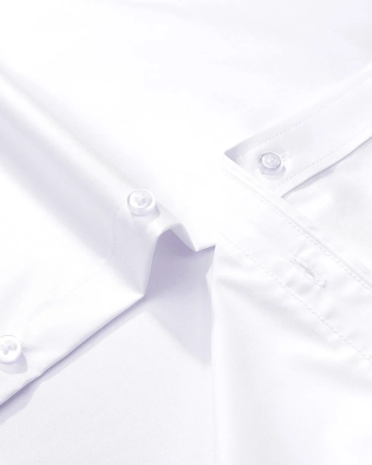 Alimens & Gentle Men's Dress Shirts Long Sleeve Wrinkle-Free Stretch Shirts Solid Formal Button Down Shirt with Pocket