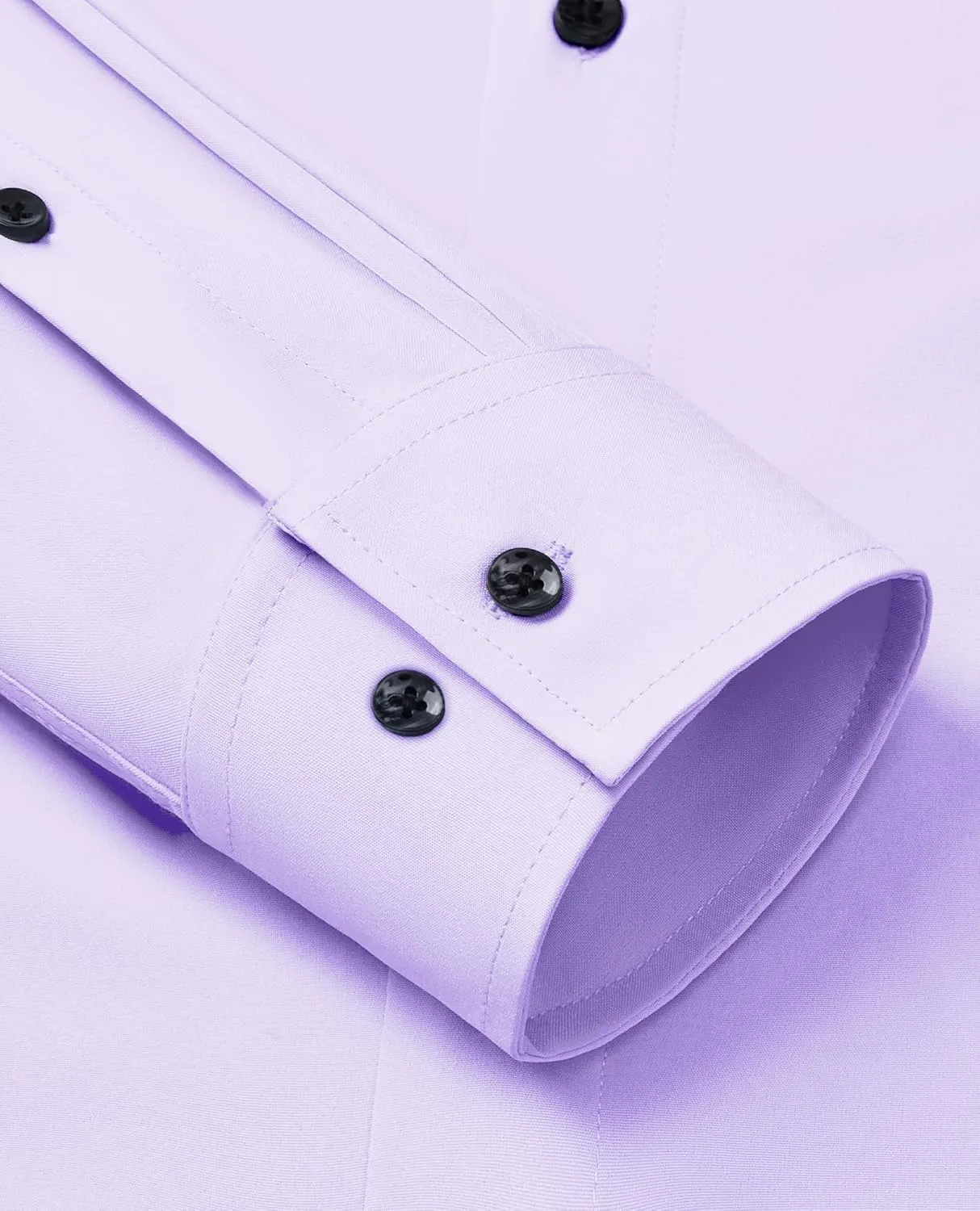 Alimens & Gentle Mens Dress Shirts Stretch Long Sleeve Formal Business Wedding Button Down Shirt Wrinkle Free