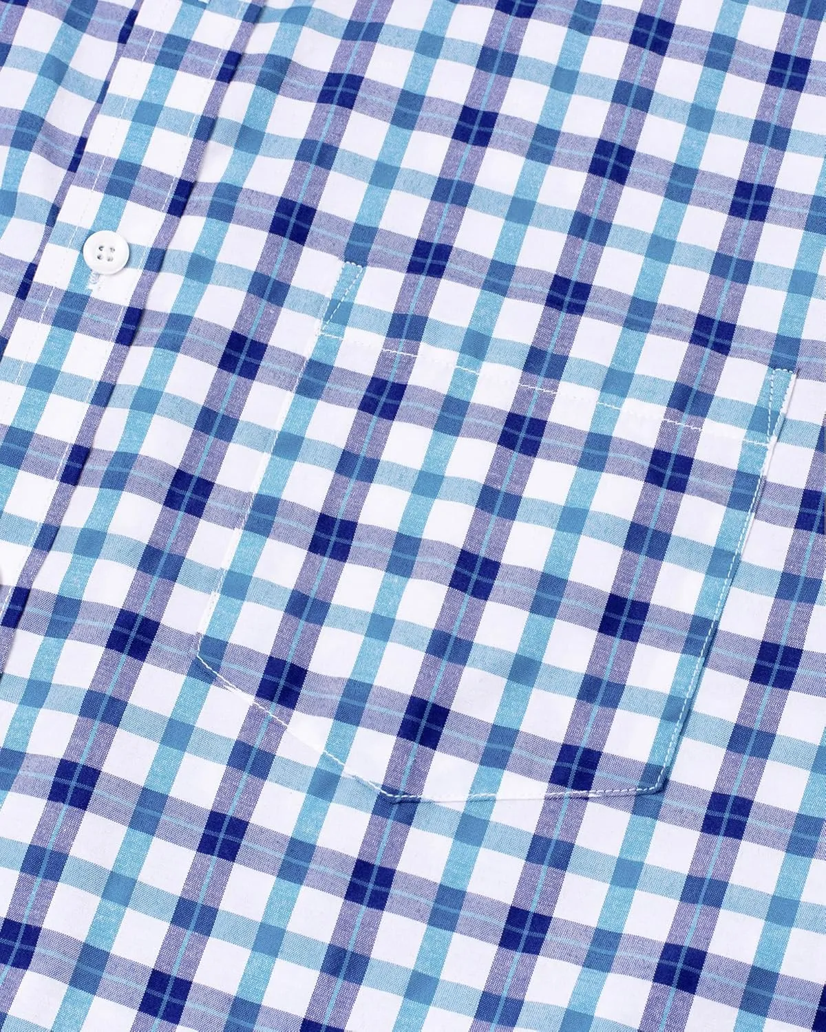 Alimens & Gentle Men's Plaid Button Down Shirts Cotton Long Sleeve Dress Shirts Regular Fit Gingham Shirts