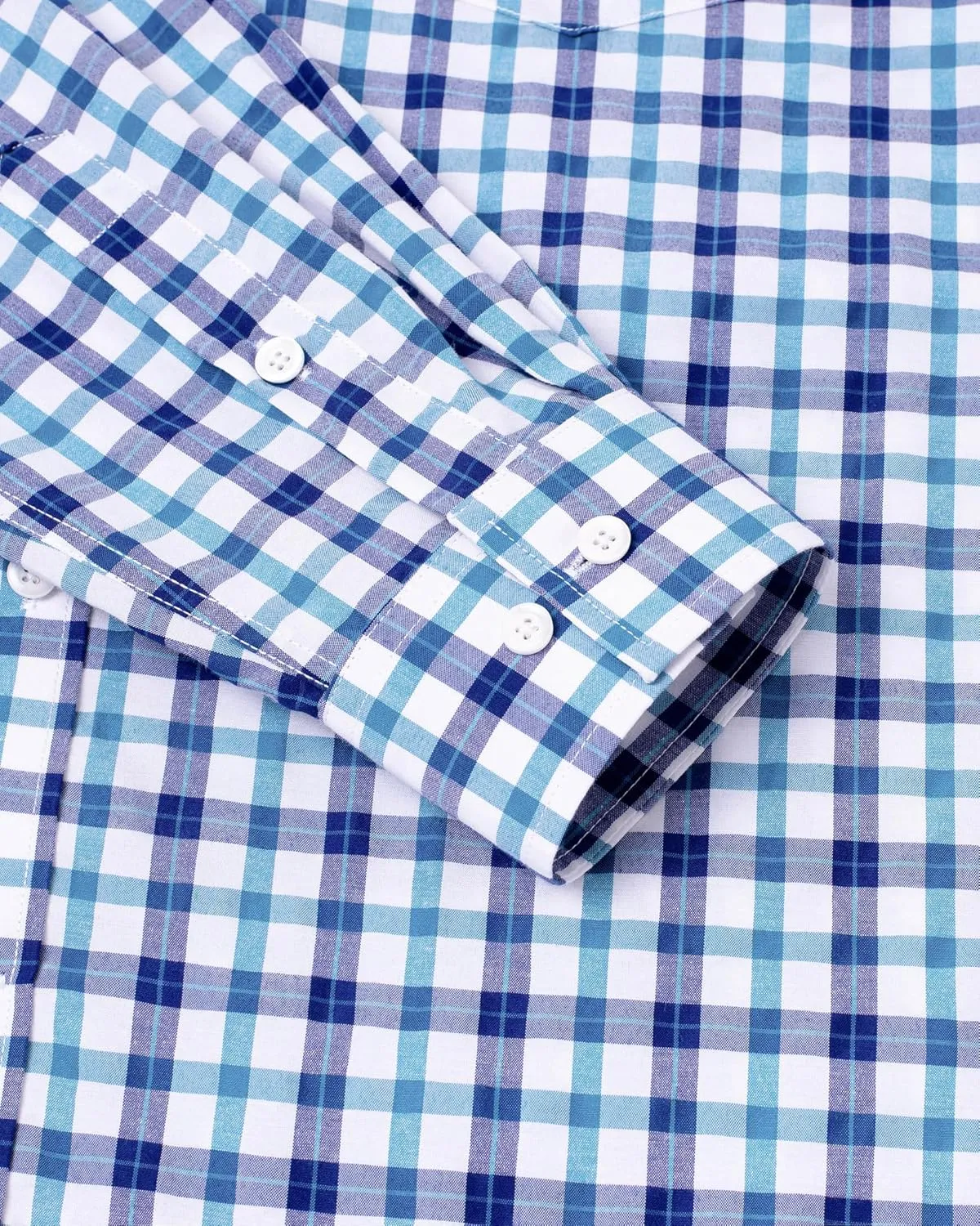 Alimens & Gentle Men's Plaid Button Down Shirts Cotton Long Sleeve Dress Shirts Regular Fit Gingham Shirts