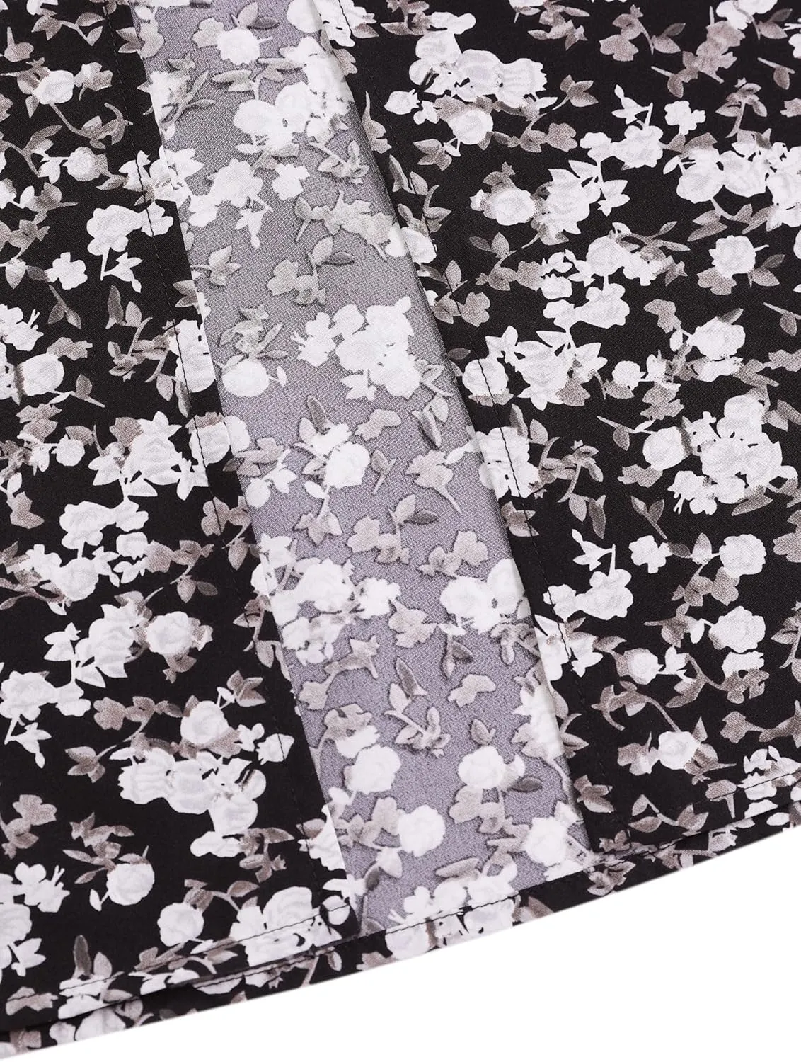 Avanova Women Boho Floral Slit Maxi Skirt Split Thigh High Waisted Long Sexy Skirt
