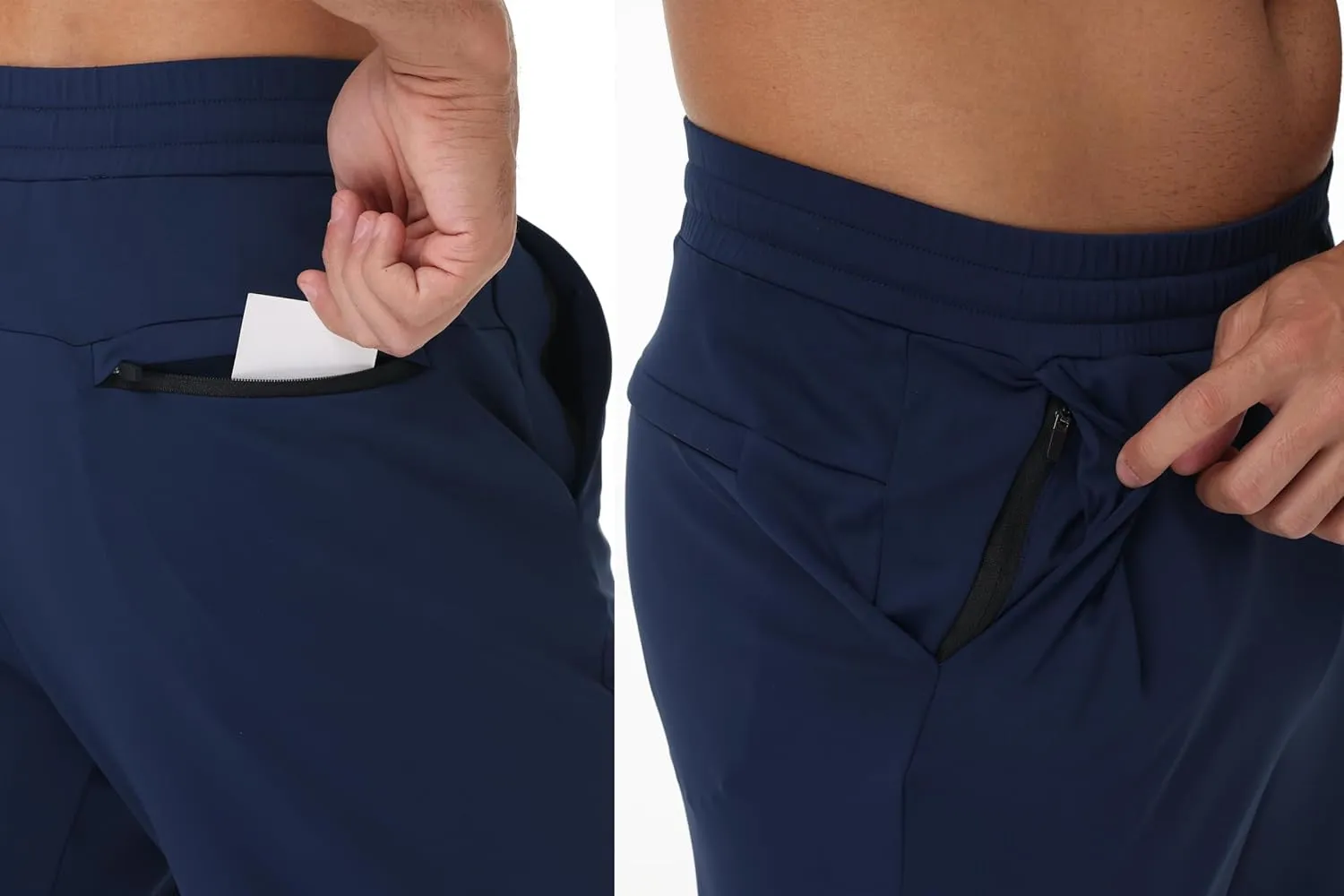 Blaosn Athletic Joggers for Men with Pockets Gym Workout Jogging Sweatpants Stretch Casual Travel Tapered Track Pants