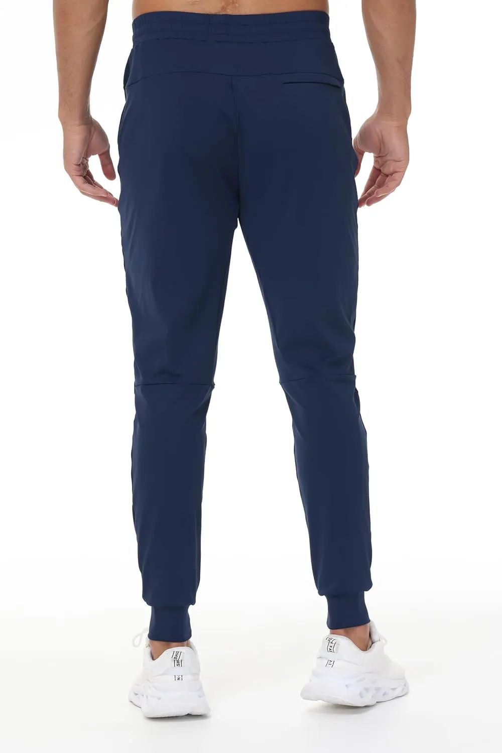 Blaosn Athletic Joggers for Men with Pockets Gym Workout Jogging Sweatpants Stretch Casual Travel Tapered Track Pants