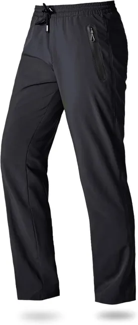 Boladeci Men's Joggers Lightweight Quick Dry Casual Athletic Hiking Pants Sweatpants with Pockets Elastic Waist