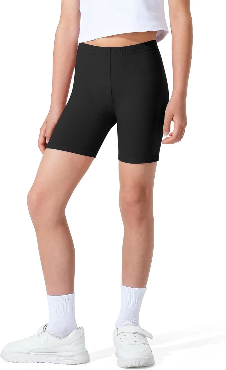 BOOPH Girls Volleyball Bike Shorts Toddler Kids Athletic Cartwheel Dance Compression Shorts 3 Pack