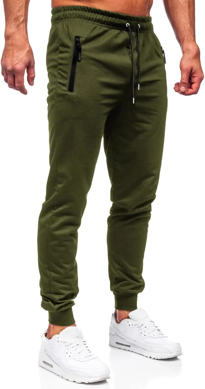 BUXKR Mens Casual Joggers Sweatpants for Jogging,Running or Athletic Activities
