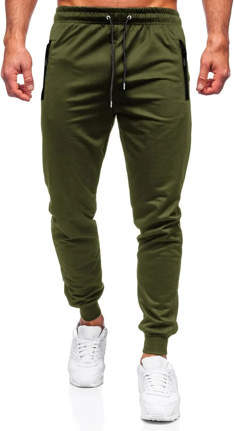 BUXKR Mens Casual Joggers Sweatpants for Jogging,Running or Athletic Activities