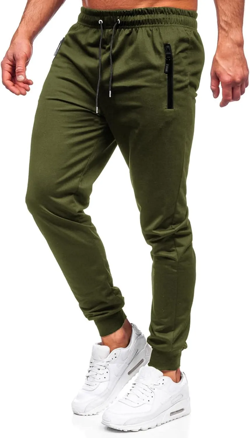 BUXKR Mens Casual Joggers Sweatpants for Jogging,Running or Athletic Activities