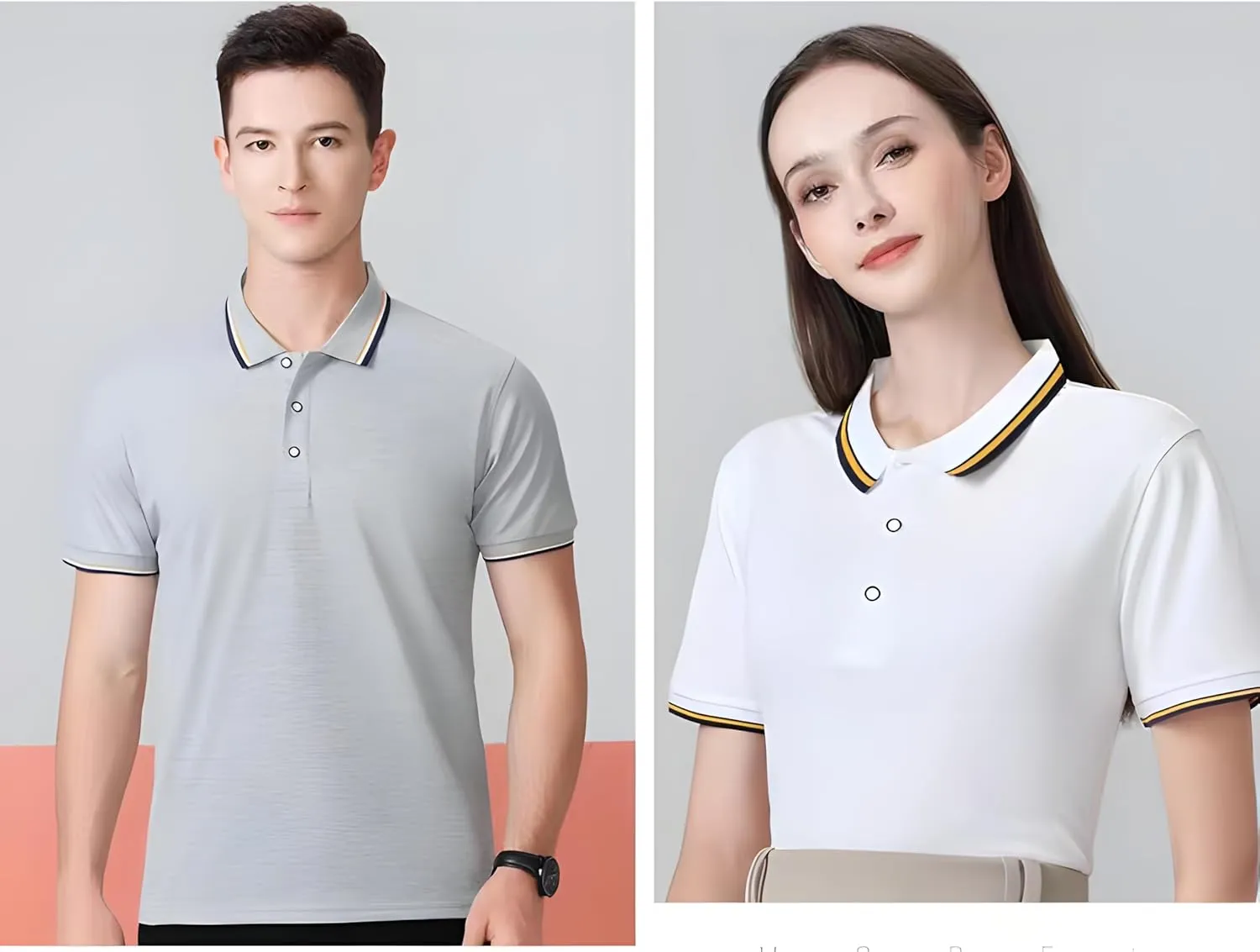 Custom Polo Shirt for Men Women Design Your Own Personalized Golf Tee Work Shirt