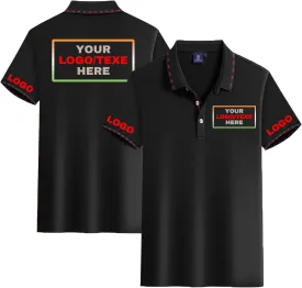 Custom Polo Shirt for Men Women Design Your Own Personalized Golf Tee Work Shirt