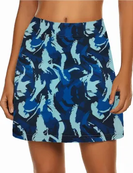 Ekouaer Women's Active Performance Skort Lightweight Skirt for Running Tennis Golf Workout Sports