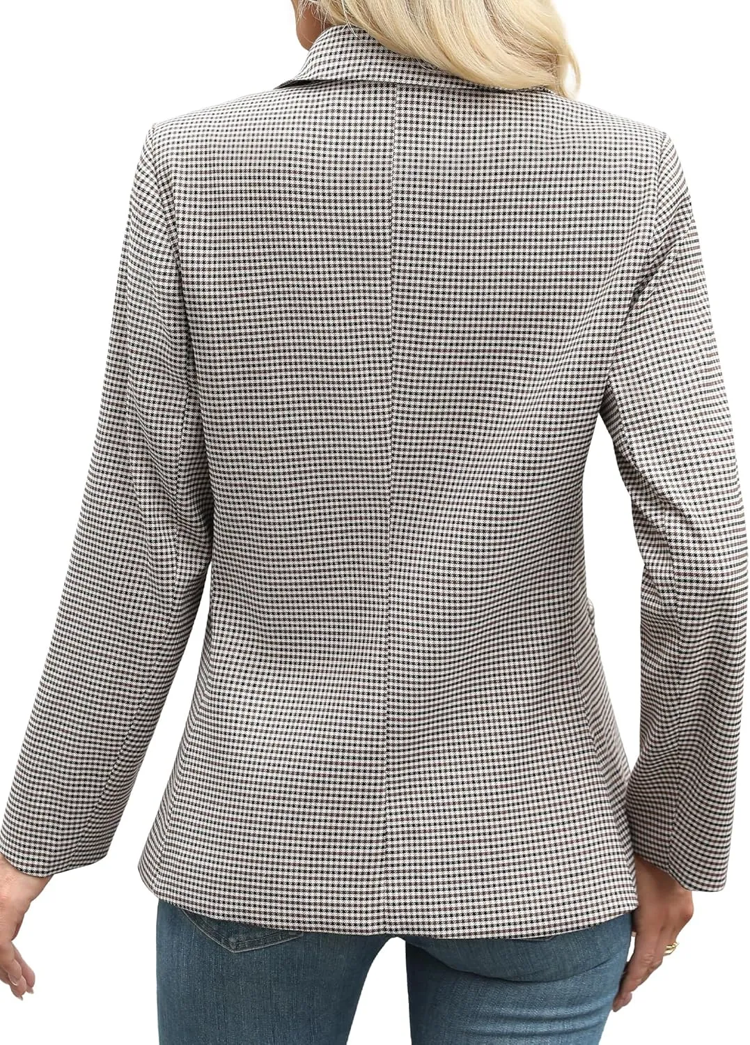 ELLEVEN Women's Blazer Business Casual Lightweight Suit - Long Sleeve Slim Fit Work Office Jacket with Pockets