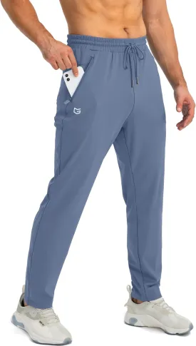 G Gradual Men's Sweatpants with Zipper Pockets Tapered Joggers for Men Athletic Pants for Workout, Jogging, Running