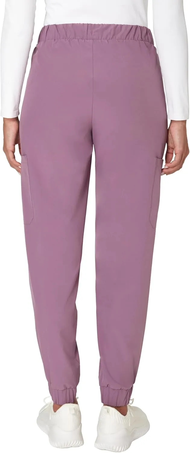 Hanes Women's Scrubs Cargo Joggers, Healthcare Scrub Joggers for Women, Moisture Wicking