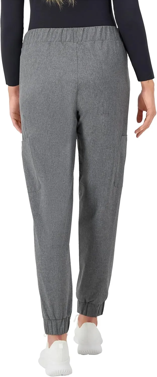 Hanes Women's Scrubs Cargo Joggers, Healthcare Scrub Joggers for Women, Moisture Wicking