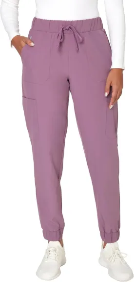 Hanes Women's Scrubs Cargo Joggers, Healthcare Scrub Joggers for Women, Moisture Wicking