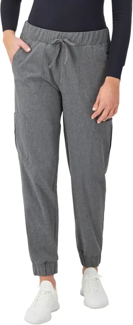 Hanes Women's Scrubs Cargo Joggers, Healthcare Scrub Joggers for Women, Moisture Wicking