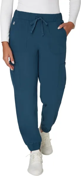 Hanes Women's Scrubs Cargo Joggers, Healthcare Scrub Joggers for Women, Moisture Wicking