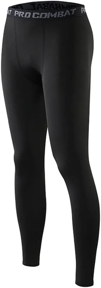 HYCOPROT Men's Compression Pants Athletic Tight,Leggings Base Layer Bottoms for Running Workout Sports Yoga Basketball