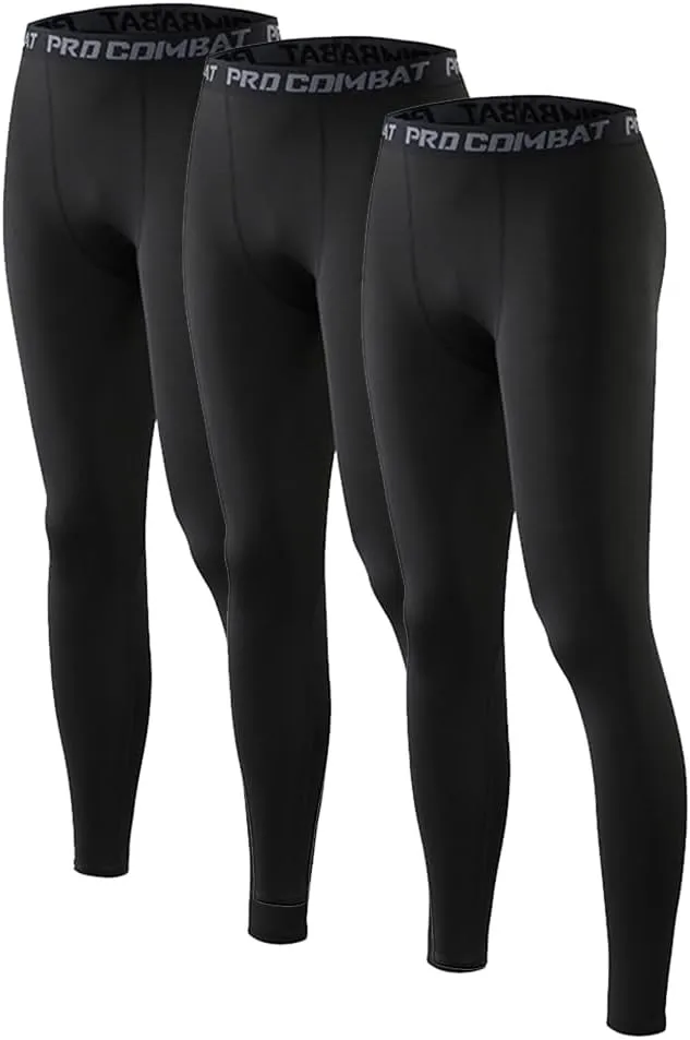 HYCOPROT Men's Compression Pants Athletic Tight,Leggings Base Layer Bottoms for Running Workout Sports Yoga Basketball