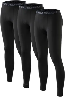 HYCOPROT Men's Compression Pants Athletic Tight,Leggings Base Layer Bottoms for Running Workout Sports Yoga Basketball