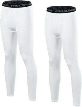 HYCOPROT Men's Compression Pants Athletic Tight,Leggings Base Layer Bottoms for Running Workout Sports Yoga Basketball