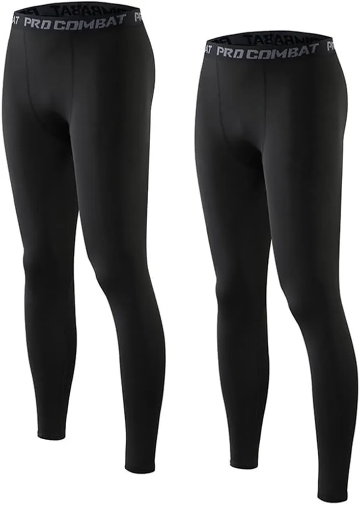 HYCOPROT Men's Compression Pants Athletic Tight,Leggings Base Layer Bottoms for Running Workout Sports Yoga Basketball