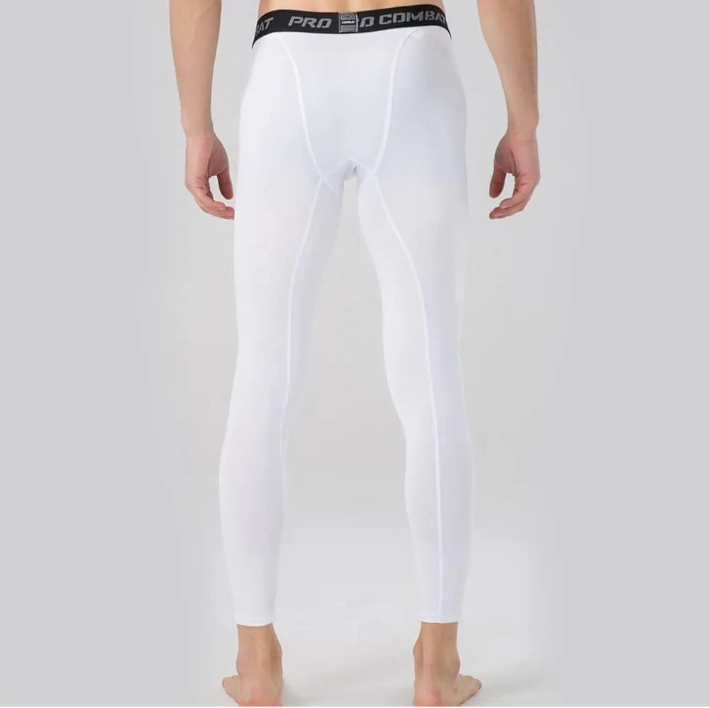 HYCOPROT Men's Compression Pants Athletic Tight,Leggings Base Layer Bottoms for Running Workout Sports Yoga Basketball