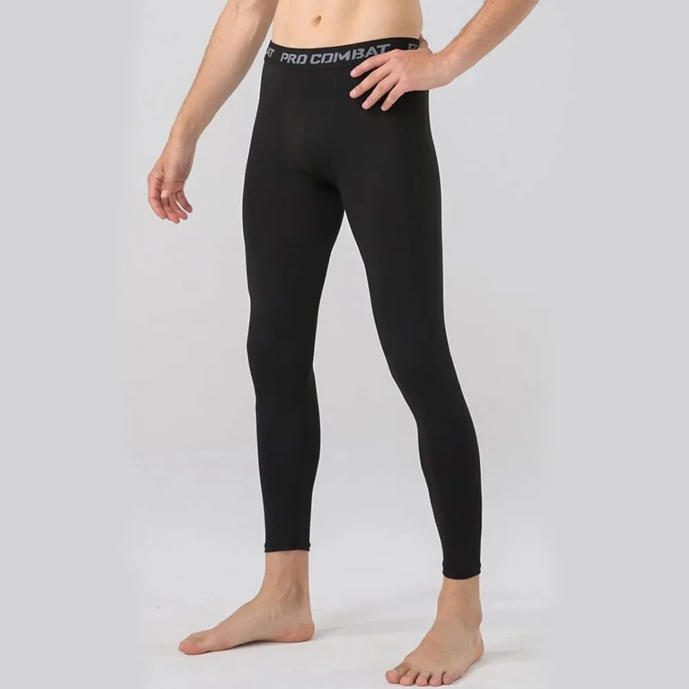 HYCOPROT Men's Compression Pants Athletic Tight,Leggings Base Layer Bottoms for Running Workout Sports Yoga Basketball
