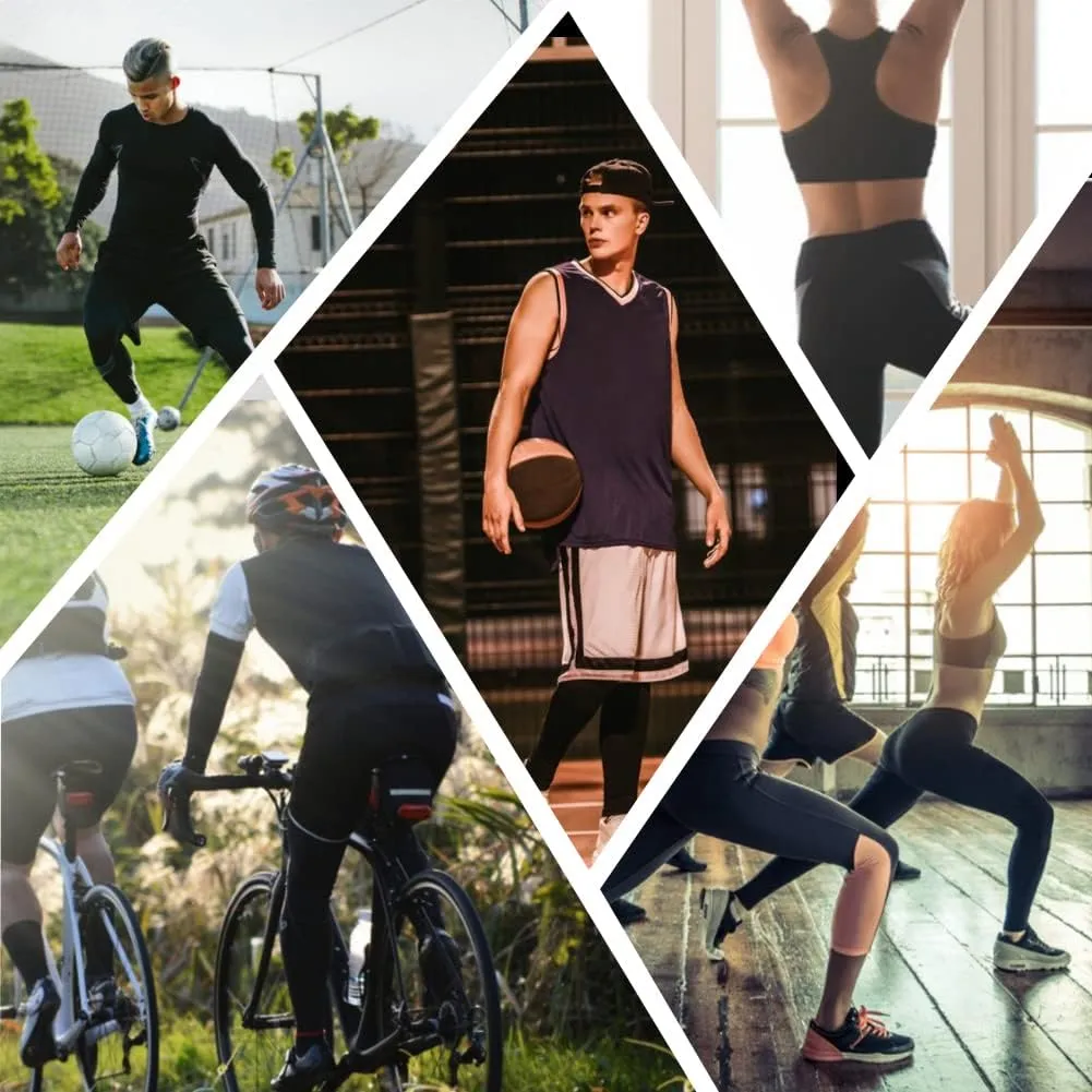 HYCOPROT Men's Compression Pants Athletic Tight,Leggings Base Layer Bottoms for Running Workout Sports Yoga Basketball
