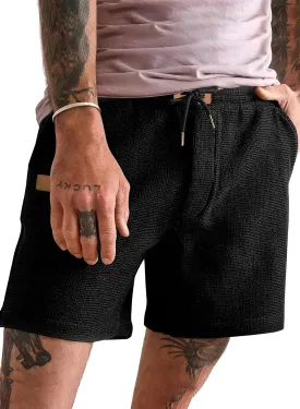 JMIERR Men's Casual 5"/ 7" Shorts Waffle Elastic Waist Drawstring Workout Running Jogging Beach Sweat Shorts with Pockets
