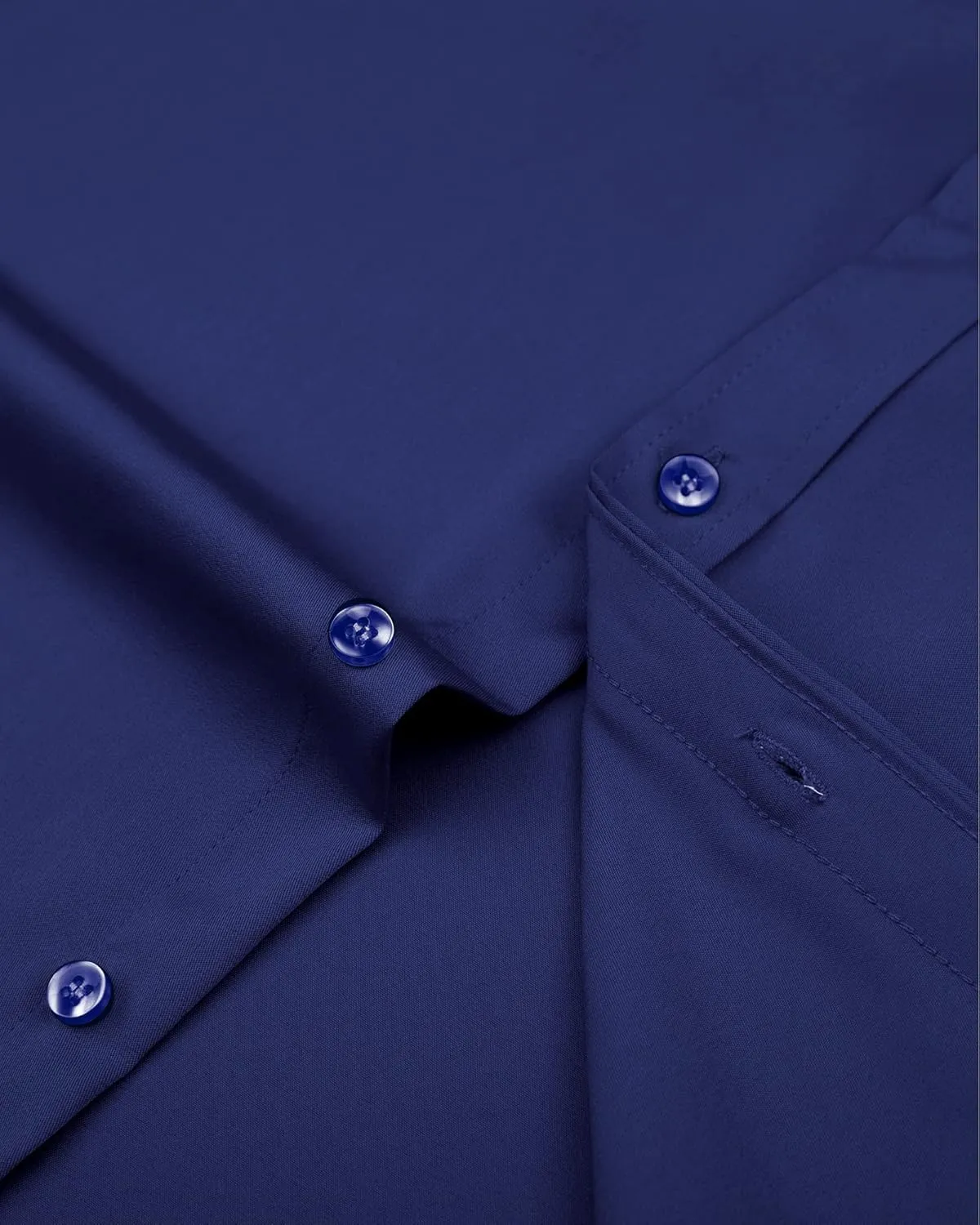 J.VER Men's Dress Shirts Solid Long Sleeve Stretch Wrinkle-Free Formal Shirt Business Casual Button Down Shirts
