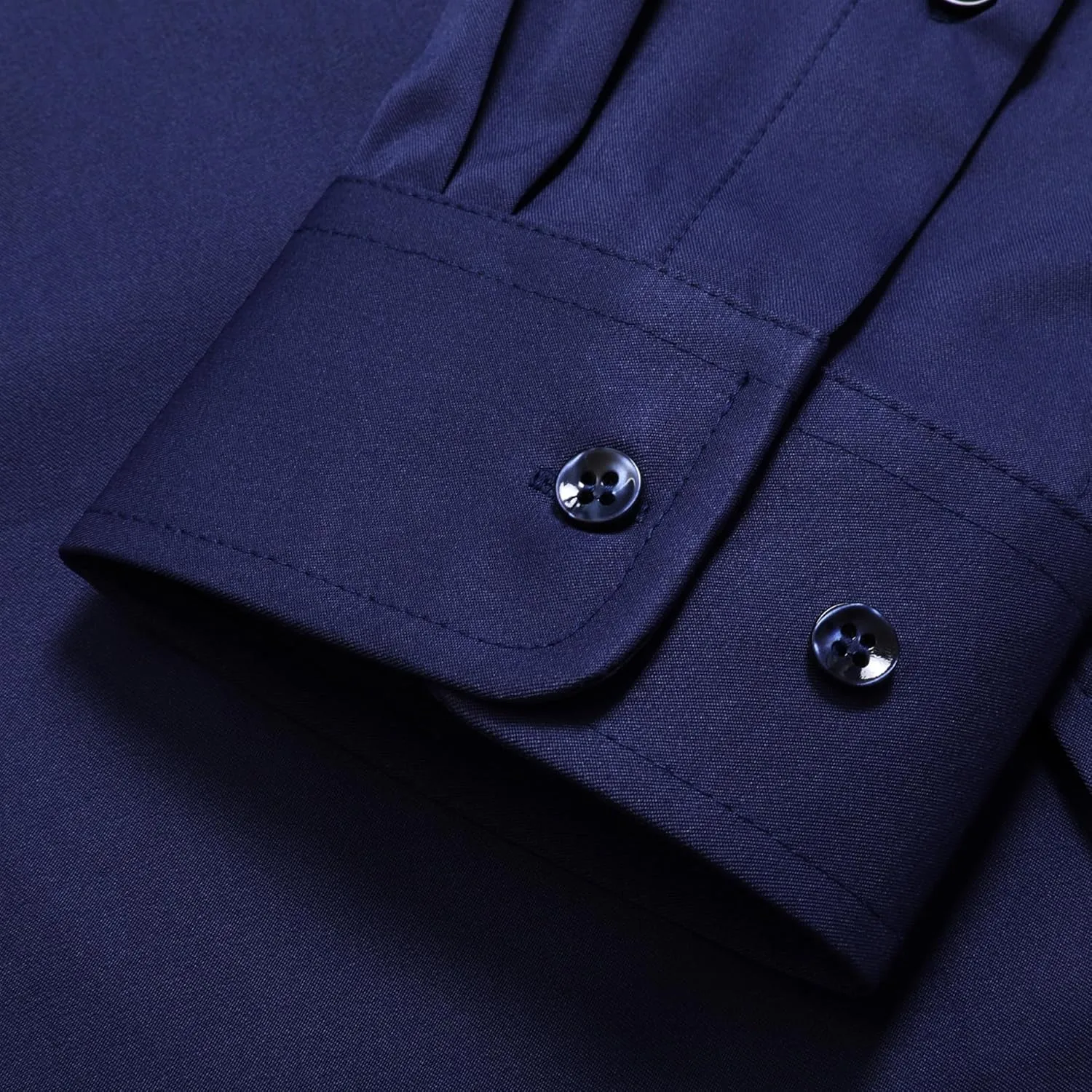 Men's Dress Shirts Stretch Wrinkle Free Formal Long Sleeve Shirts Business Casual Button Down Shirt