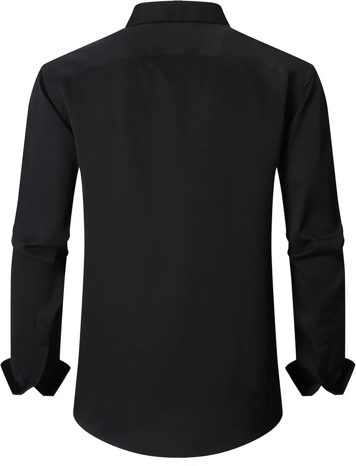 Men's Dress Shirts Stretch Wrinkle Free Formal Long Sleeve Shirts Business Casual Button Down Shirt