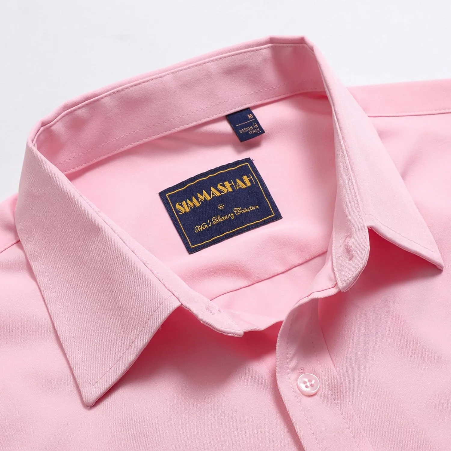 Men's Dress Shirts Stretch Wrinkle Free Formal Long Sleeve Shirts Business Casual Button Down Shirt