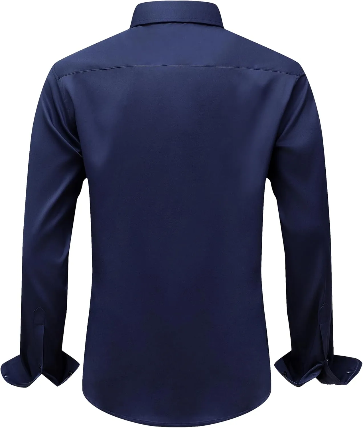 Men's Dress Shirts Stretch Wrinkle Free Formal Long Sleeve Shirts Business Casual Button Down Shirt