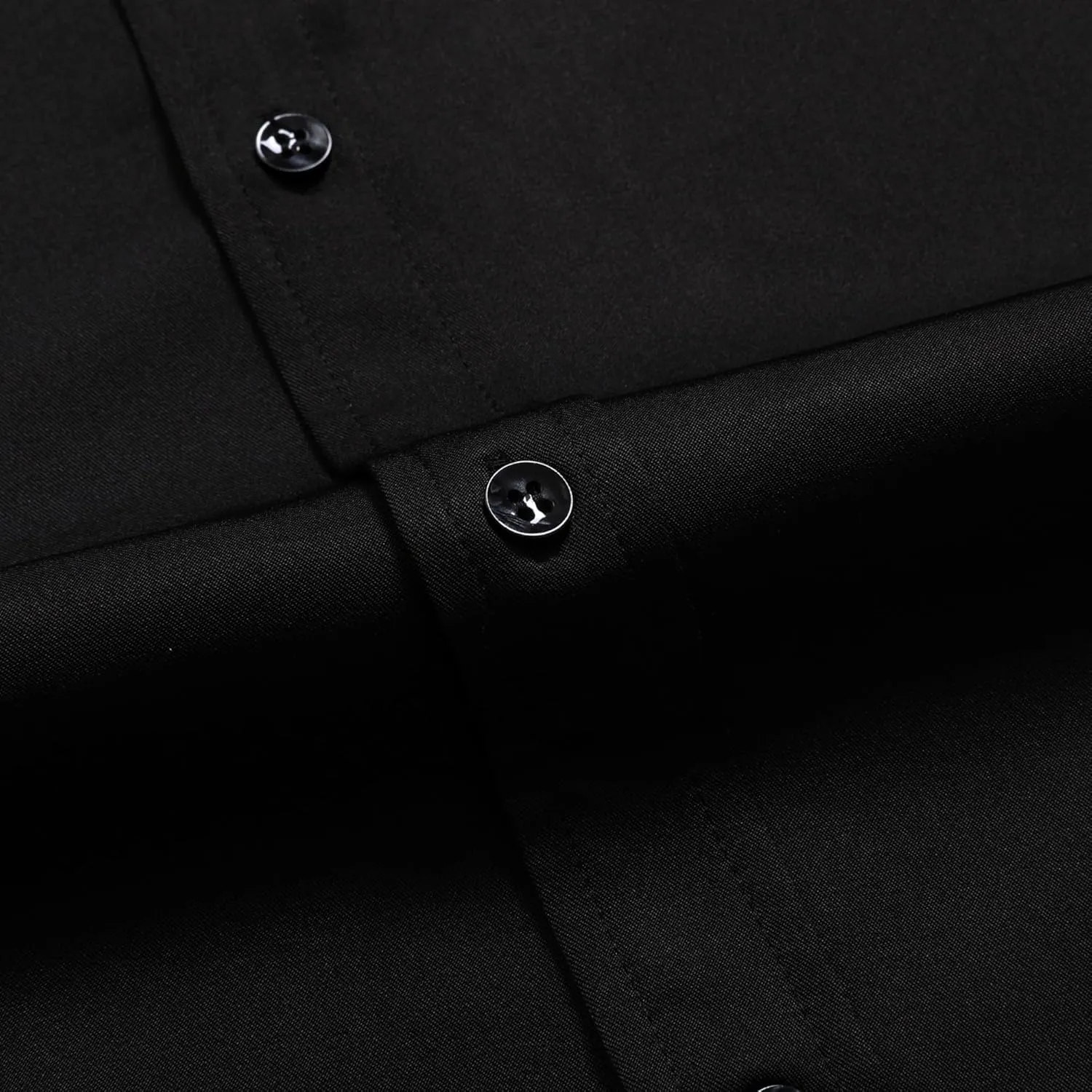 Men's Dress Shirts Stretch Wrinkle Free Formal Long Sleeve Shirts Business Casual Button Down Shirt