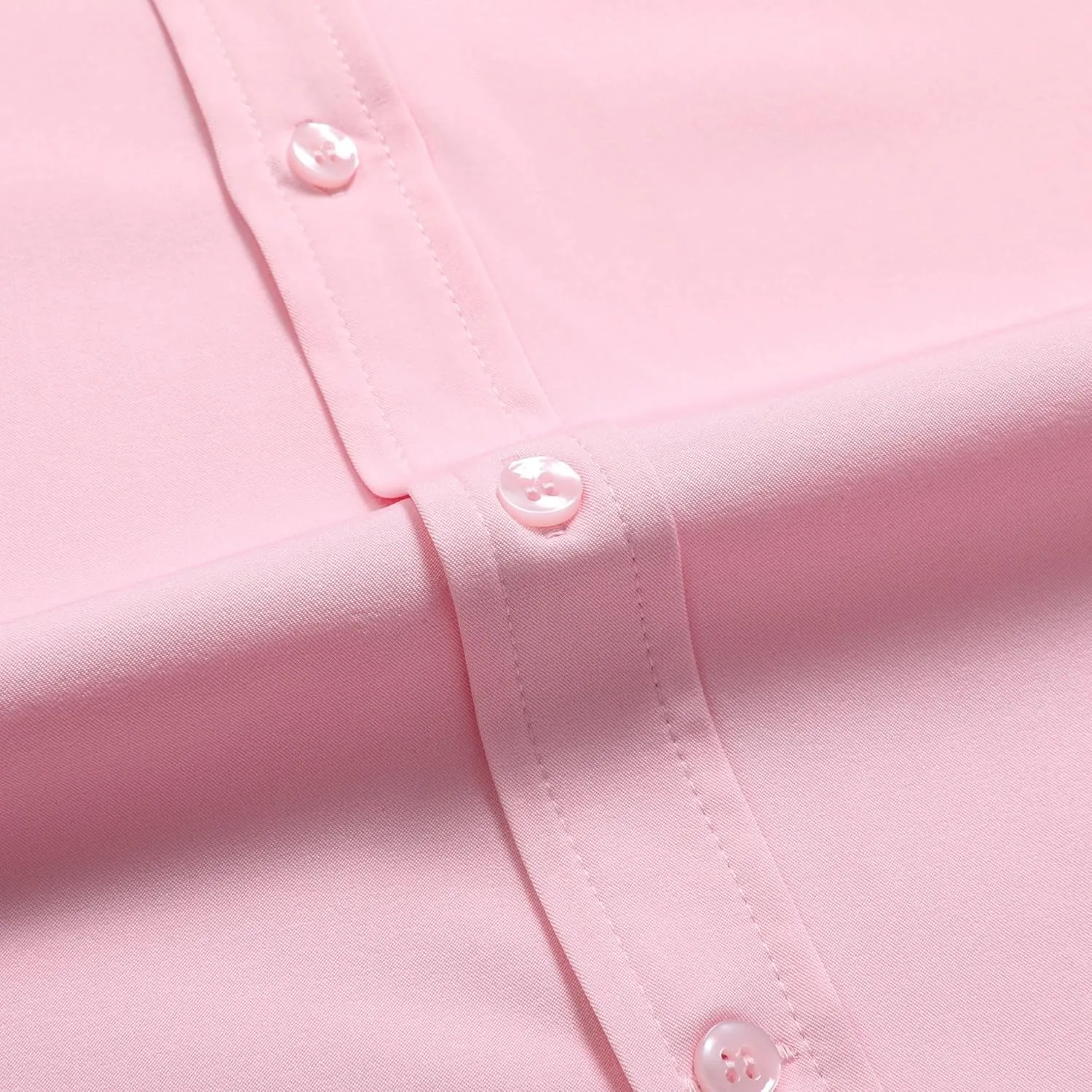 Men's Dress Shirts Stretch Wrinkle Free Formal Long Sleeve Shirts Business Casual Button Down Shirt