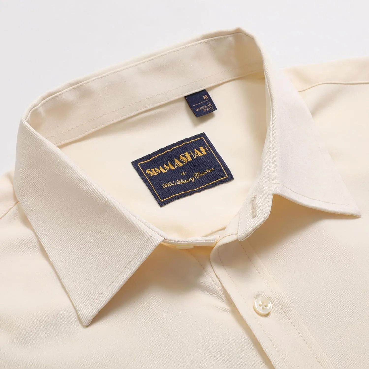 Men's Dress Shirts Stretch Wrinkle Free Formal Long Sleeve Shirts Business Casual Button Down Shirt
