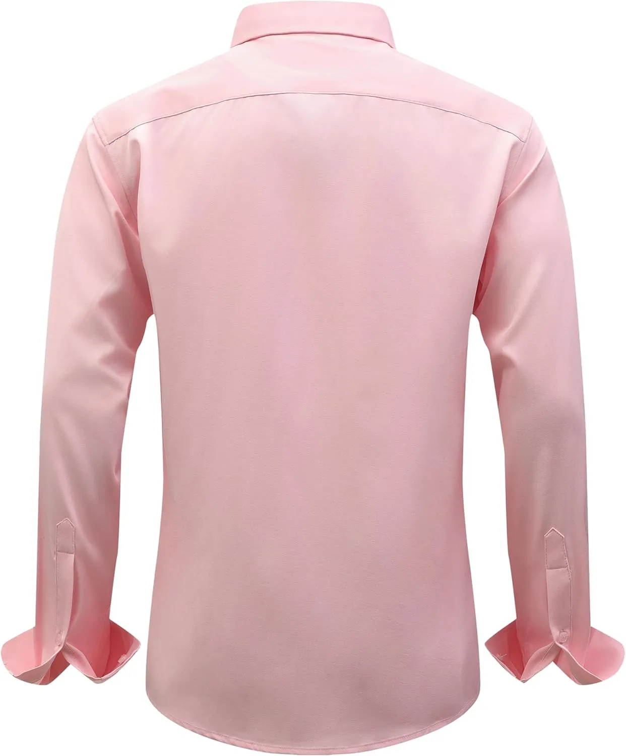 Men's Dress Shirts Stretch Wrinkle Free Formal Long Sleeve Shirts Business Casual Button Down Shirt