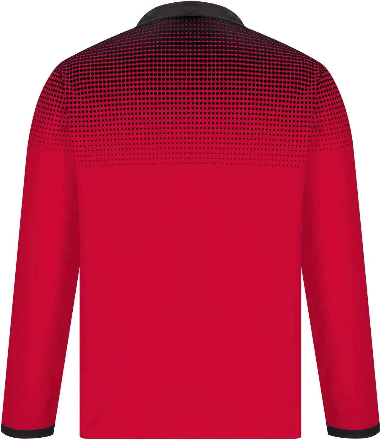 Men's Gradient Printed Sport Shirt Button Lapel Long Sleeve Tops Casual Golf Polo Shirts Fall Winter Tops