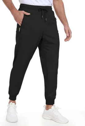 Mens Jogger Lightweight Athletic Workout Pants Quick Dry Breathable Track Jogging Sweat Pants for Exercise Gym