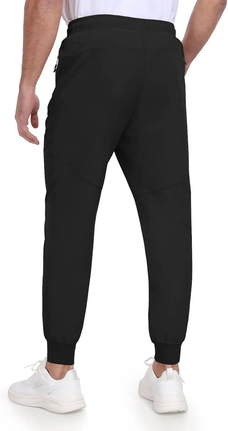 Mens Jogger Lightweight Athletic Workout Pants Quick Dry Breathable Track Jogging Sweat Pants for Exercise Gym