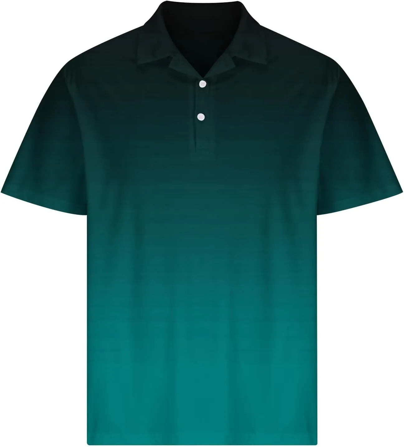 Mens Polo Shirts Short Sleeve Sport Golf Tennis T Shirt Quick Dry Athletic Workout Polo Shirt Gradient Blouse