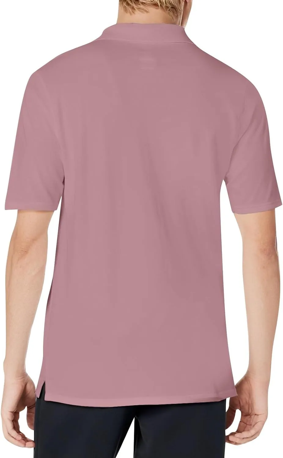 Men's Polo Shirts Summer Short Sleeve Casual 3 Button T-Shirts Classic Basic Golf Work Tees Tops with Pocket
