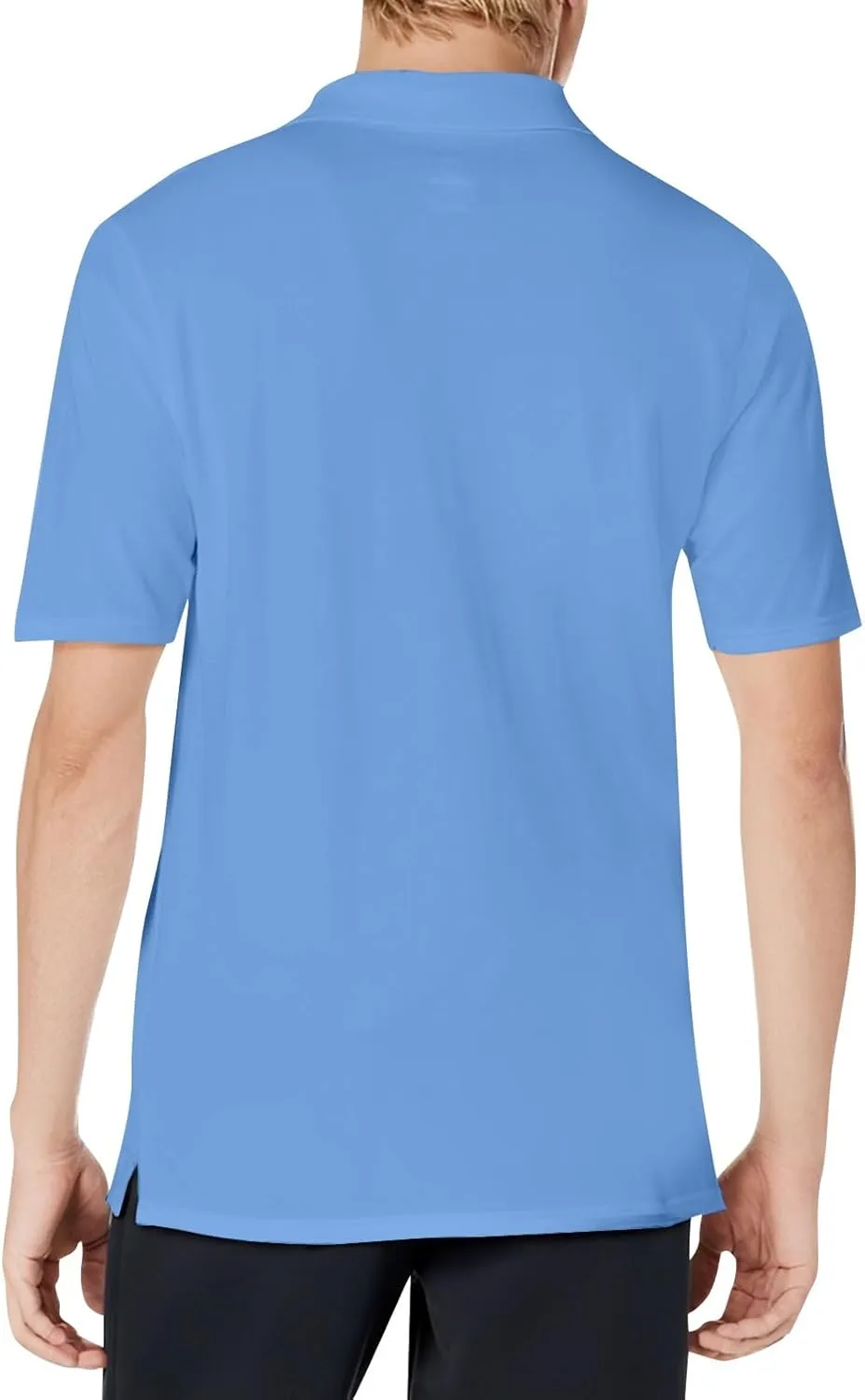Men's Polo Shirts Summer Short Sleeve Casual 3 Button T-Shirts Classic Basic Golf Work Tees Tops with Pocket