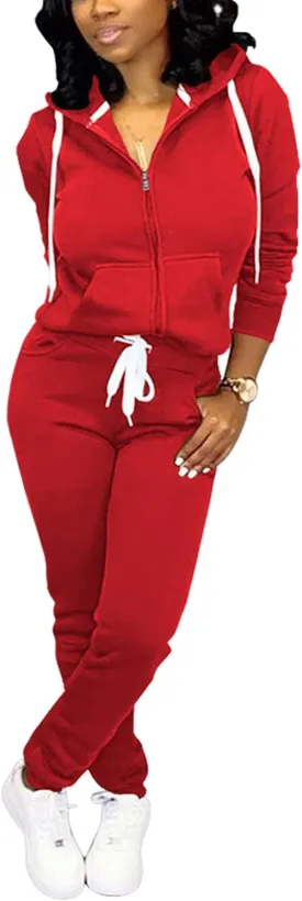 Nimsruc Jogging Suits for Women 2 Piece Casual