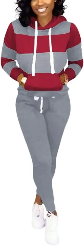 Nimsruc Two Piece Outfits For Women Jogging Suits Casual