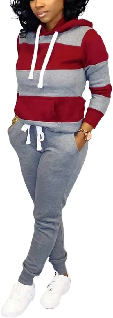 Nimsruc Two Piece Outfits For Women Jogging Suits Casual